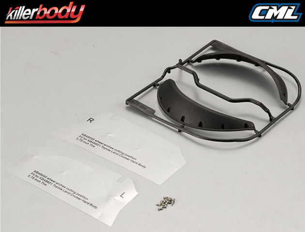 KILLERBODY LC70 FRONT WHEEL ARCHES (3.75" TYRE) FOR KB48601