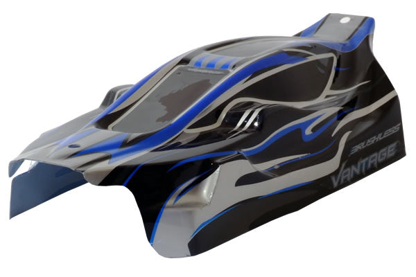 FTX VANTAGE PRINTED EP BUGGY BODY - BLACK (BRUSHLESS)