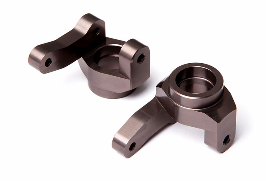 GMADE ALUMINIUM ZERO ACKERMAN KNUCKLE ARM (TITANIUM GREY) PR
