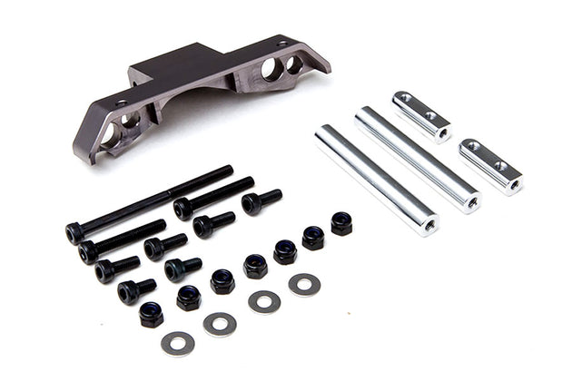 GMADE GS01 FRONT AXLE TRUSS UPPER LINK MOUNT (TI. GREY)