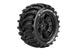 LOUISE RC X-CYCLONE BLACK MOUNTED ARRMA KRATON 8S HEX 24MM