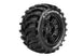 LOUISE RC X-CYCLONE BLACK MOUNTED ARRMA KRATON 8S HEX 24MM