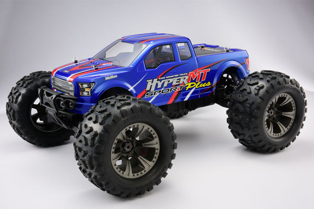 HOBAO HYPER MT SPORT PLUS ELEC RTR W/HW150A ESC,18KG SERVO - BLUE