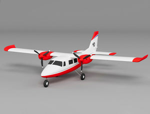 XFLY P68 TWIN 850MM WINGSPAN WITHOUT TX/RX/BATTERY - RED