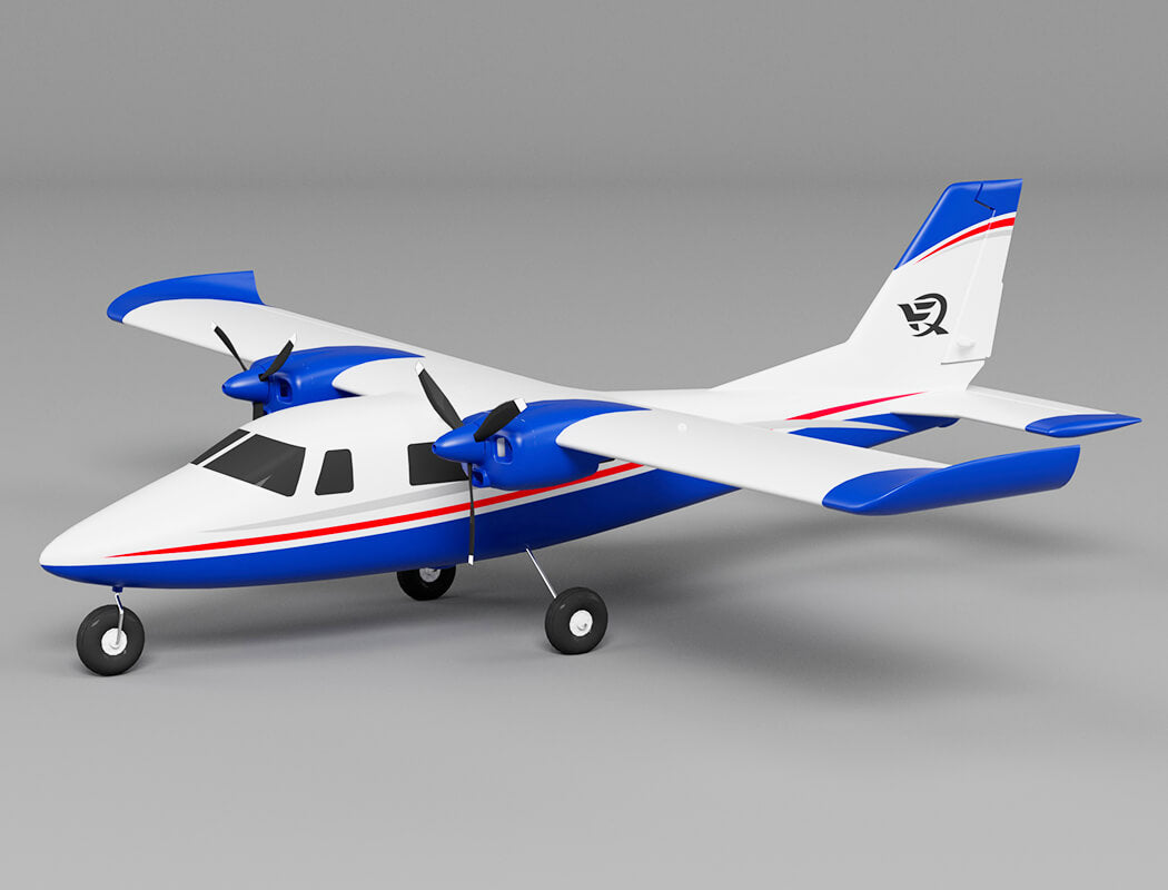XFLY P68 TWIN 850MM WINGSPAN WITHOUT TX/RX/BATTERY - BLUE