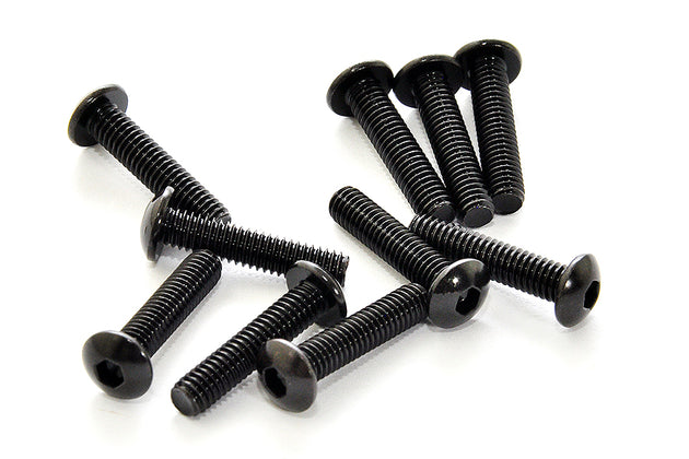 HOBAO M4X18MM HEX SOCKET BUTTON HEAD SCREWS (PK 10)