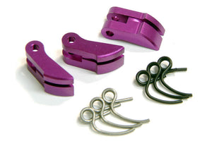 FASTRAX BLUE ALU. LIGHTWEIGHT CLUTCH SHOE (INC 1.0 & 1.1MM SPRINGS)