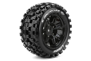 LOUISE RC X-MCROSS BLACK ARRMA KRATON 8S MOUNTED 24MM HEX