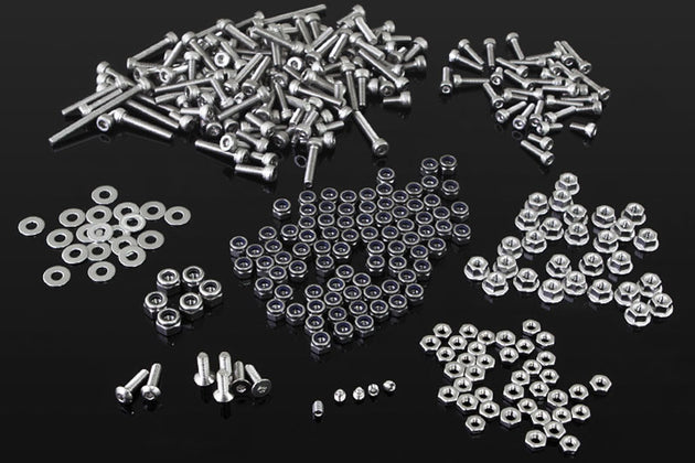 GMADE GS01 STAINLESS STEEL HEX BOLTS & NUTS FOR GS01 4-LINK