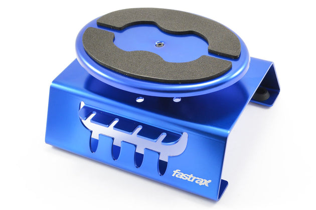 FASTRAX BLUE ALUM LOCKING ROTATING CAR MAINTENANCE STAND W/MAGNET