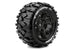 LOUISE RC X-ROWDY BLACK ARRMA KRATON 8S MOUNTED 24MM HEX