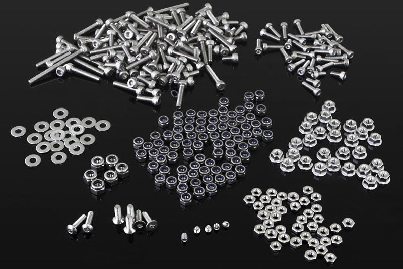GMADE GS01 STAINLESS STEEL HEX BOLTS & NUTS FOR GS01 4-LINK