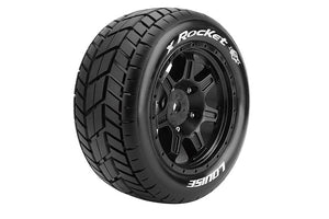 LOUISE RC X-ROCKET BLACK MOUNTED X-MAXX HEX 24MM
