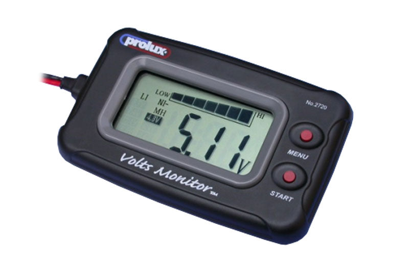 PROLUX DC 3.7-20V LCD VOLTMETER (LIPO/NIMH)