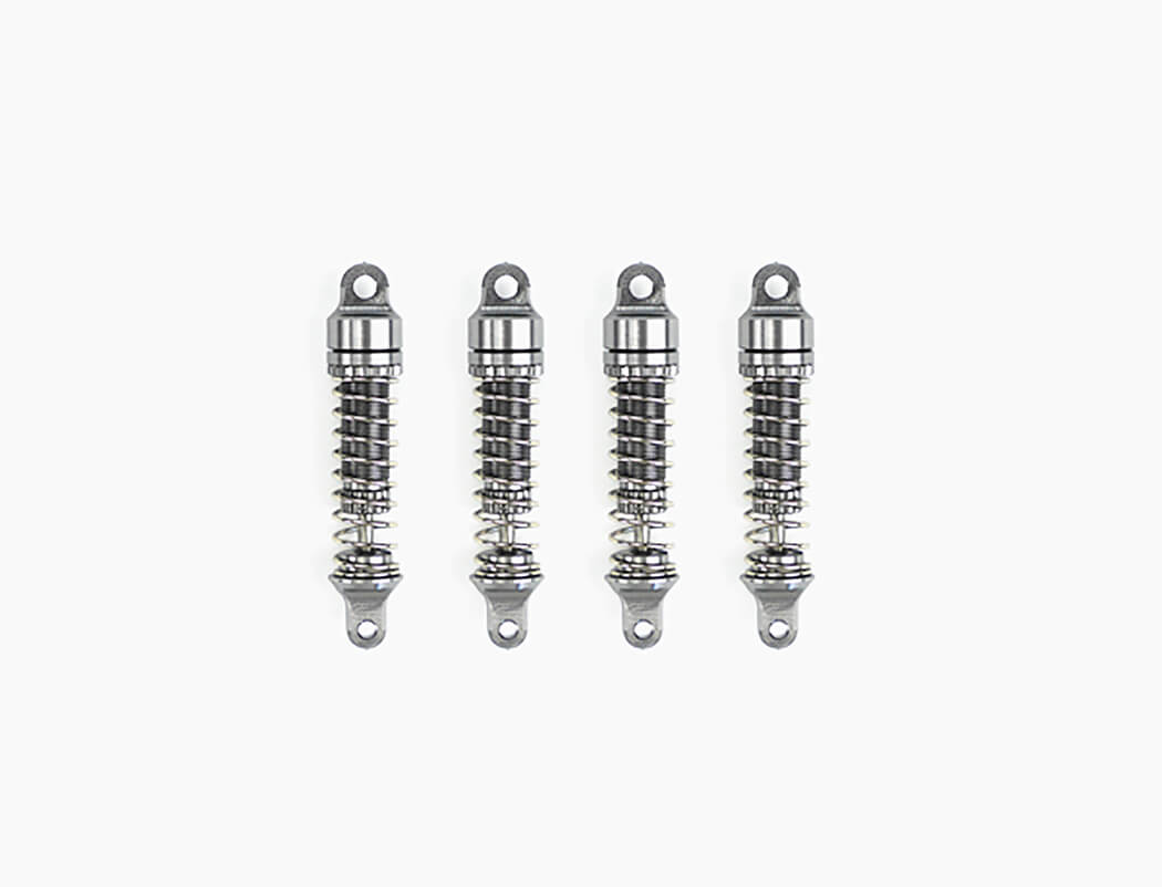 CARISMA GT24 RALLY ALUMINUM OIL ADJUSTABLE SHOCK SET 4PCS