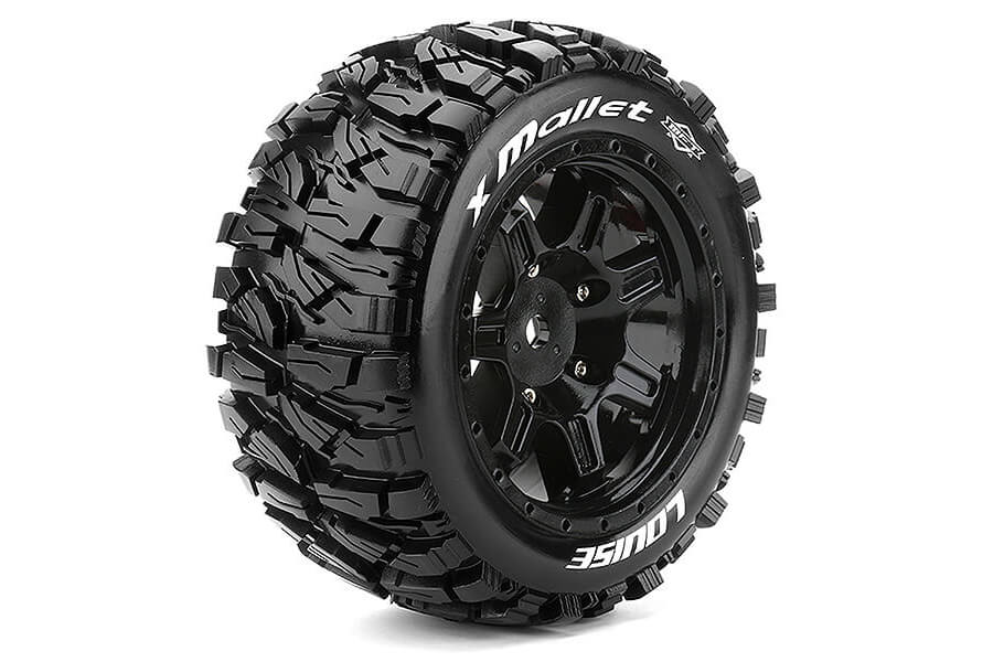 LOUISE RC X-MALLET BLACK XMAXX MOUNTED 24MM HEX