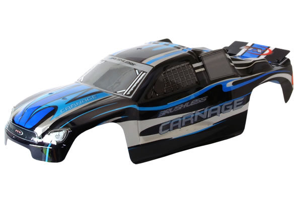 FTX CARNAGE ST PRINTED BODY - BLACK (BRUSHLESS)