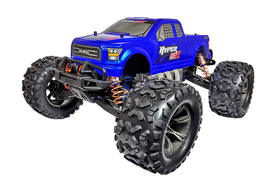 HOBAO HYPER MONSTER TRUCK X ELECTRIC WITH HW150A ESC - BLUE
