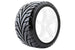 FASTRAX 1/8 TRUGGY EAGLE MTD ON 5-SPOKE WHITE 0 OFFSET(PR)
