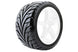 FASTRAX 1/8 TRUGGY EAGLE MTD ON 5-SPOKE WHITE 0 OFFSET(PR)