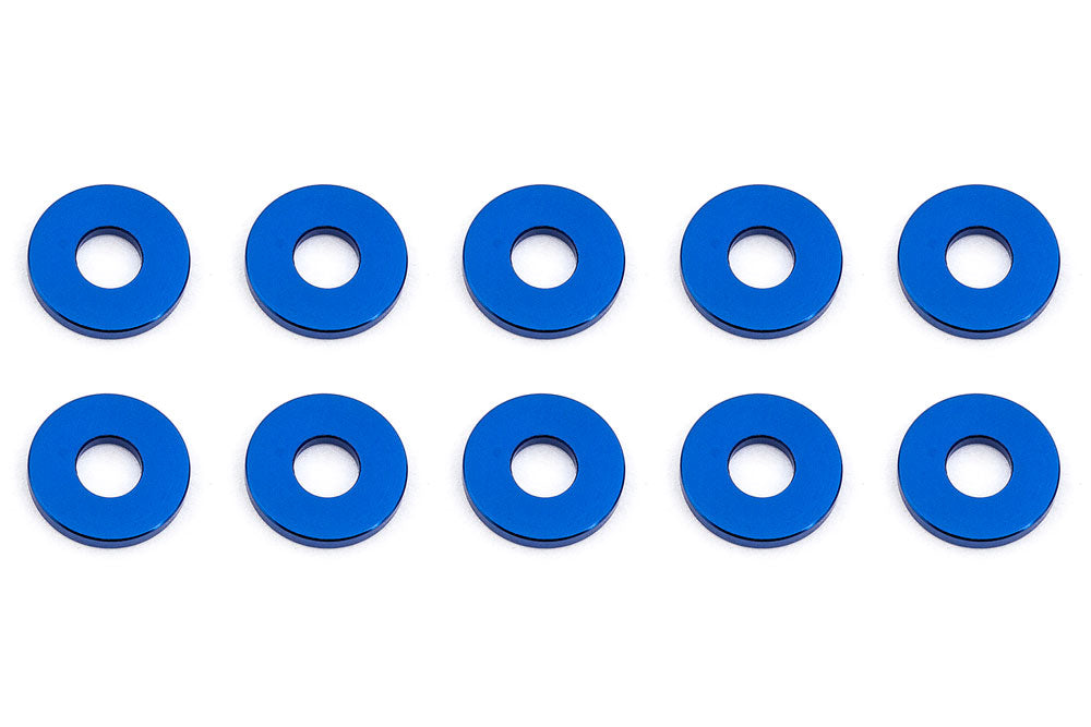 ASSOCIATED BULKHEAD WASHERS 7.8 X 1.0MM BLUE ALUMINIUM (10)