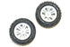 FTX CARNAGE MOUNTED WHEEL/TYRE COMPLETE PAIR - WHITE