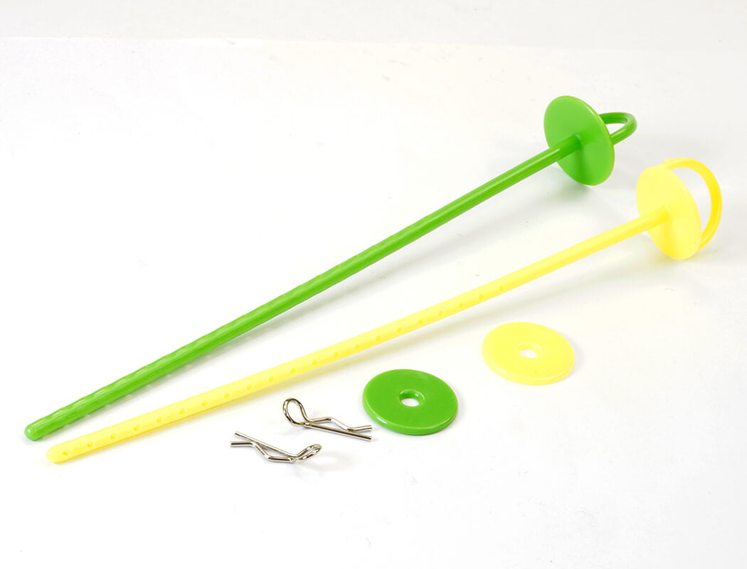 FASTRAX 1/10TH TOURING WHEEL HOLDERS (2) (COLOURS MAY VARY)