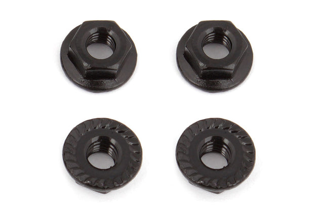 ASSOCIATED M4 SERRATED NUTS