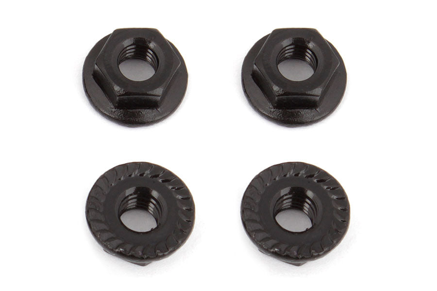 ASSOCIATED M4 SERRATED NUTS