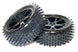 FTX VANTAGE FRONT BUGGY TYRE MOUNTED ON WHEELS (PR) - BLACK
