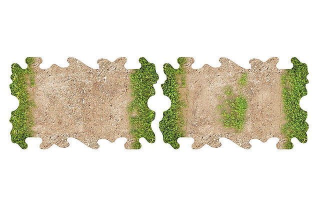 CRAWLER PARK 4 X DIRT AND GRASS QUARTER STRAIGHTS FOR 1/24 RC CRAWLER