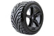 FASTRAX 1/8 TRUGGY EAGLE MTD ON 5-SPOKE BLACK 0 OFFSET(PR)