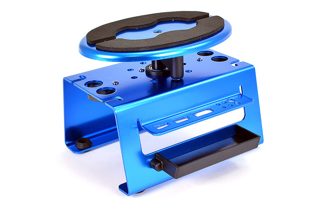 FASTRAX DELUXE ALUM LOCKING ROTATING MAINTENANCE STAND - BLUE