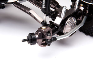 GMADE ALUMINUM C-HUB CARRIER (TITANIUM GREY) GS01 AXLE PR