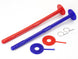 FASTRAX 1/8TH MUGEN/KYOSHO/HOBAO WHEEL HOLDER (2) (COLOURS MAY VARY)