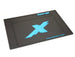 FASTRAX MEDIUM RUBBER PIT MAT - BLACK 62CM X 42CM