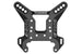 CORALLY SHOCK TOWER REAR SWISS 7075 T6 5MM HARD BLACK