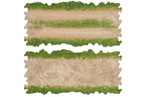 CRAWLER PARK 2 X DIRT AND GRASS STRAIGHTS FOR 1/24 RC CRAWLER PARK