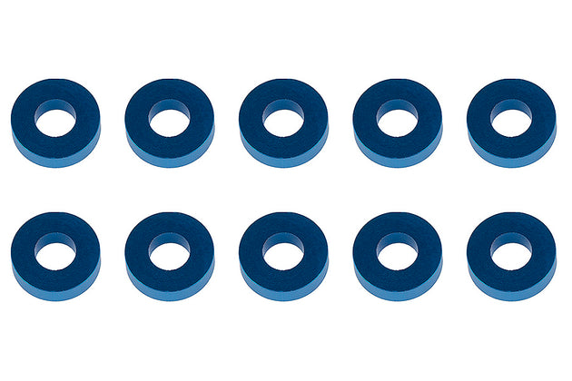 ASSOCIATED WASHERS 7.8 X 3.5 X 2.0MM BLUE ALUMINIUM (10)