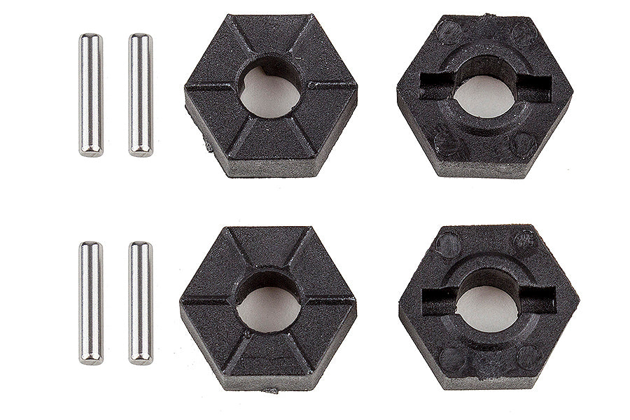 TEAM ASSOCIATED RIVAL MT10 WHEEL HEXES 12MM