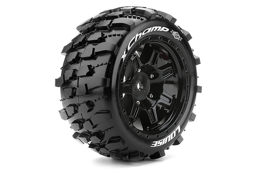 LOUISE RC X-CHAMP BLACK XMAXX MOUNTED 24MM HEX