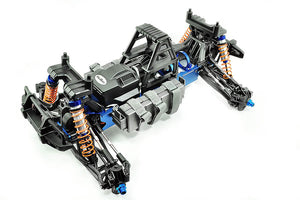 HOBAO HYPER MONSTER TRUCK X ELECTRIC WITH HW150A ESC - BLUE