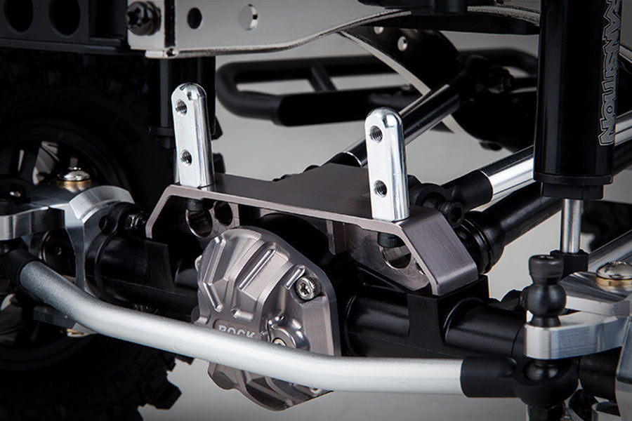 GMADE GS01 FRONT AXLE TRUSS UPPER LINK MOUNT (TI. GREY)