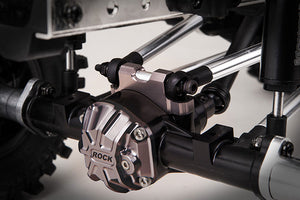 GMADE REAR UPPER LINK MOUNT (TITANIUM GREY) FOR GS01 AXLE