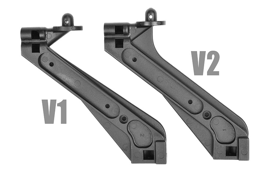 CORALLY SHOCK TOWER BRACE BODY MOUNT V2 REAR COMPOSITE 2 PCS