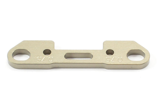 HOBAO HYPER VS/2 CNC ALUM REAR LOWER ARM HOLDER 0.75 DEG. RR.