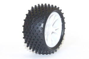 FTX VANTAGE REAR BUGGY TYRE MOUNTED ON WHEELS (PR) - BLACK