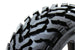 FASTRAX 1/8 TRUGGY ARROW MTD ON 5-SPOKE WHITE 0 OFFSET(PR)