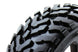 FASTRAX 1/8 TRUGGY ARROW MTD ON 5-SPOKE WHITE 0 OFFSET(PR)
