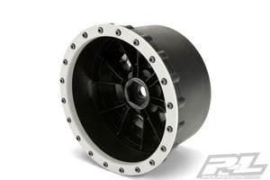 PROLINE IMPULSE PRO-LOC BLACK WHEELS W/GREY RING XMAXX (F/R)